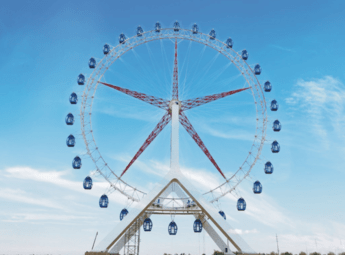 mechanical amusement park games cabin ferris wheel ride 45m 65 meter 72m