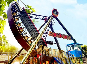 Classic Pirate Ship Amusement Ride: Fun for All Ages