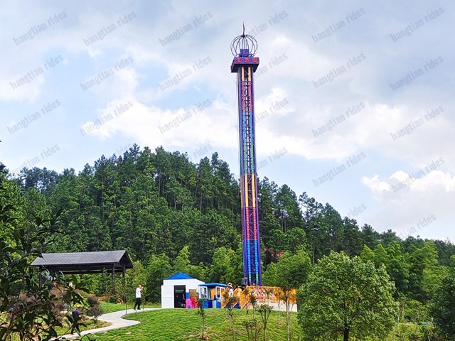 carnival ride drop tower