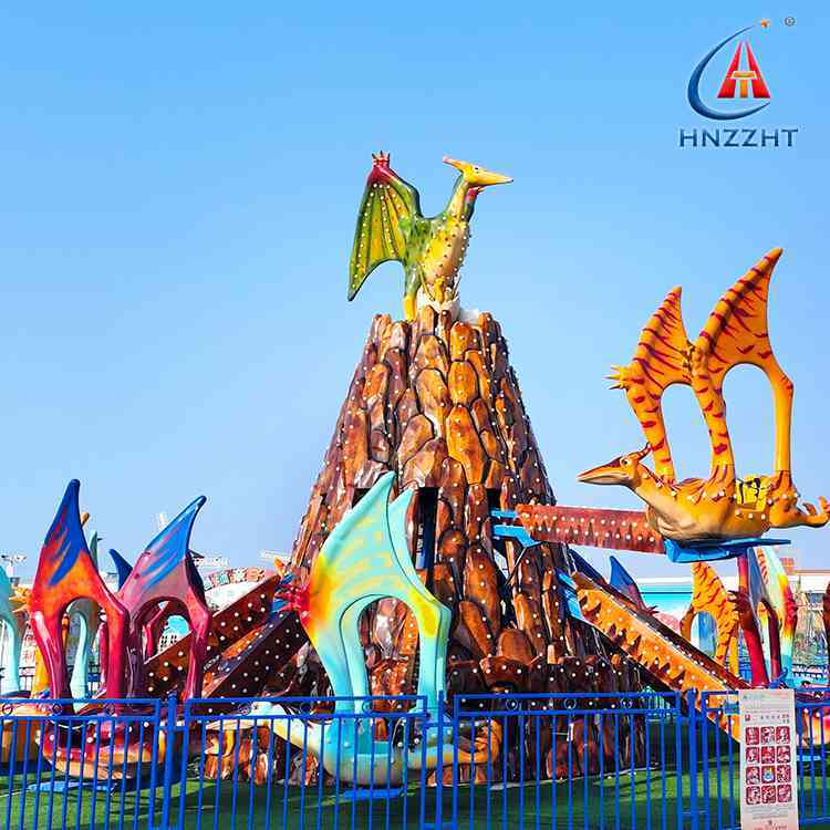 spinning amusement park rides jurassic dinosaur amusement equipment
