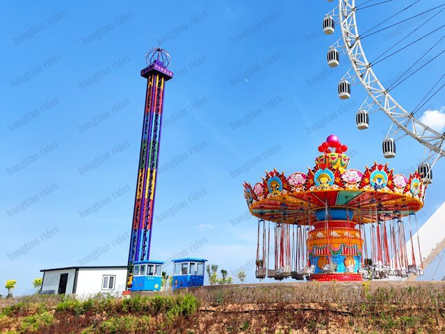 carnival ride drop tower
