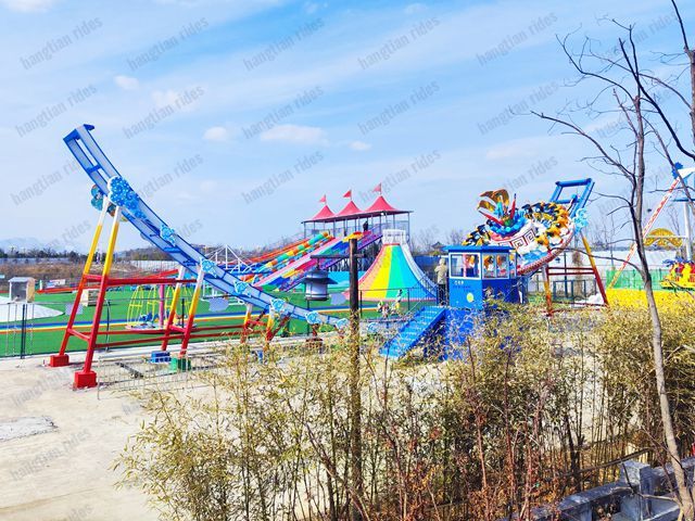 amusement park rotating ride
