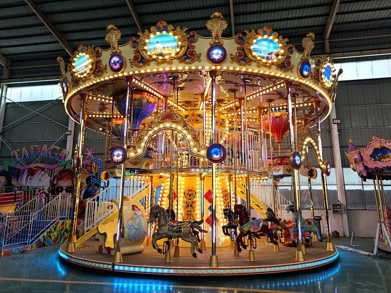 amutec horse carousel kiddie ride