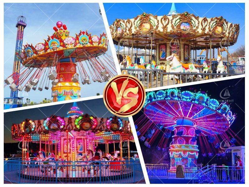 Flying Chair Ride vs Carousel
