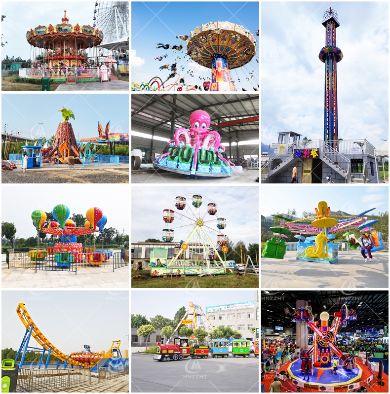 Ferris wheel parts loaded into shipping containers